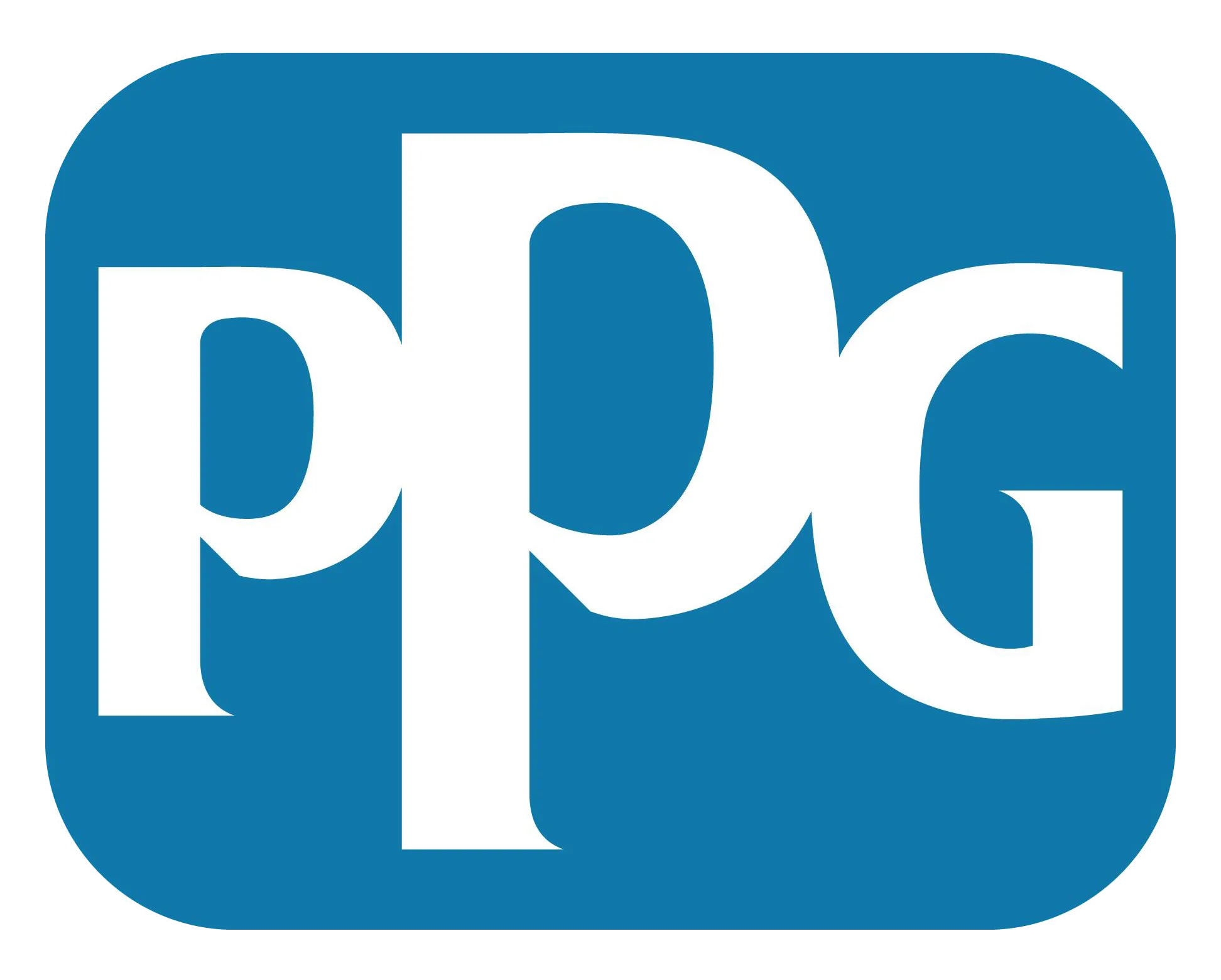 PPG Industries logo, a leading brand in automotive paints and coatings.